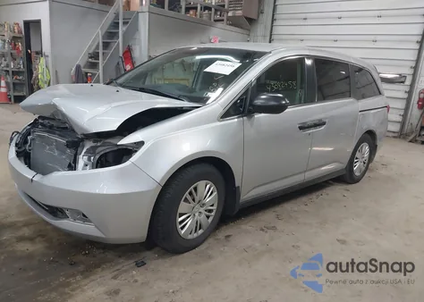 2015 Honda Odyssey Lx from USA, damaged, VIN 5FNRL5H25FB002659